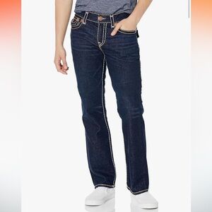 Preloved True Religion Ricky Relax Straight blue jeans